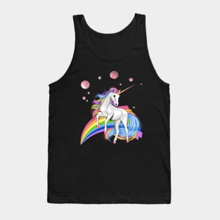 Rainbow Unicorn- Unicorn Gifts Tank Top